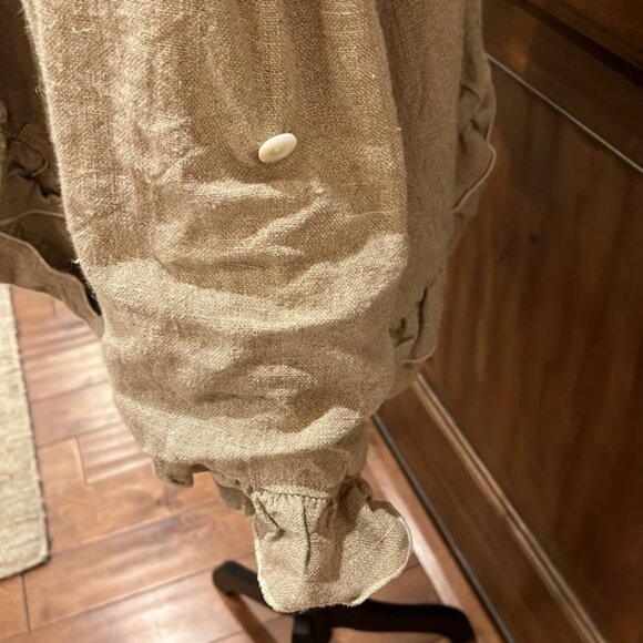 Magnolia Pearl Khaki Long Sleeved Button Front Jacket - Picture 7 of 14